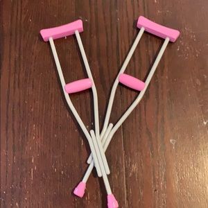 American got doll Crutches